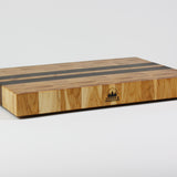 Bold Black Walnut & Hard Maple End-Grain Cutting Board