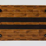 Bold Black Walnut & Hard Maple End-Grain Cutting Board