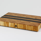 Bold Black Walnut & Hard Maple End-Grain Cutting Board